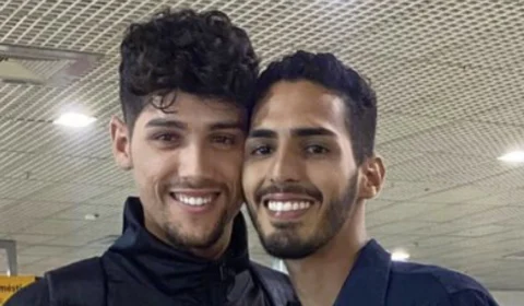 Agenor Tupinambá encontra amado após um ano de namoro a distância