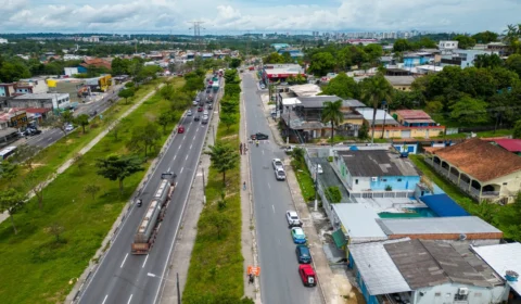 Começam obras na avenida das Torres em Manaus; confira como fica trânsito