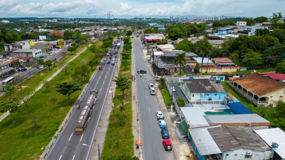 Começam obras na avenida das Torres em Manaus; confira como fica trânsito