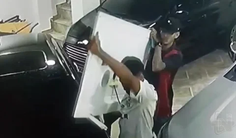 VÍDEOS: dois suspeitos são presos e menor apreendido por roubos a residências
