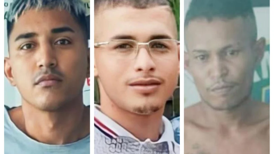 Polícia divulga imagens de três foragidos da Justiça em Manicoré-AM