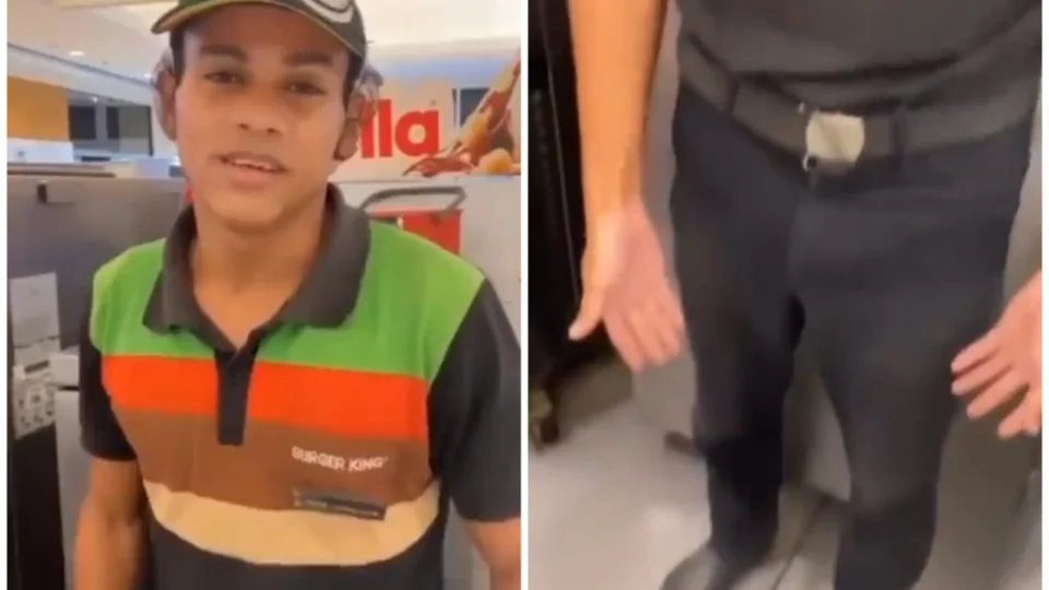 VÍDEO: funcionário do Burger King urina em quiosque devido a regras, no SE