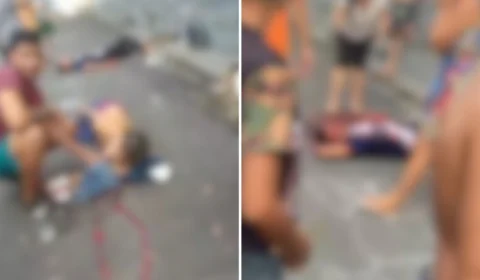 VÍDEO: homens são baleados em beco da Zona Centro-Sul de Manaus