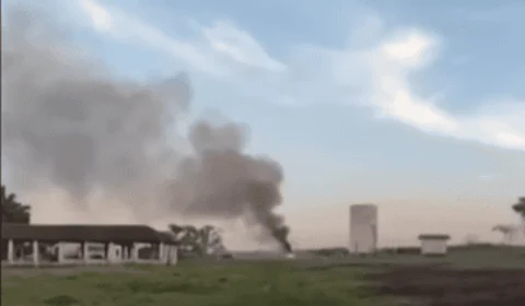 Helicóptero que ia para Agrishow cai e deixa dois mortos em São Paulo