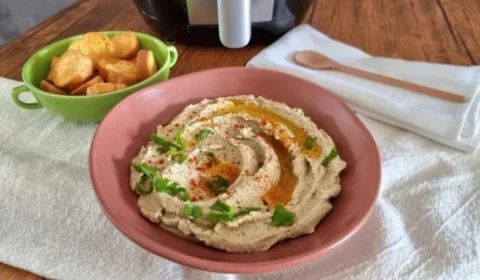 Receita Fácil – Pasta de berinjela na airfryer: opção pronta em 40 minutos