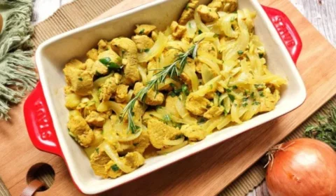 Receita Fácil – Pernil suíno com cebola: opção prática pronta em 30 minutos