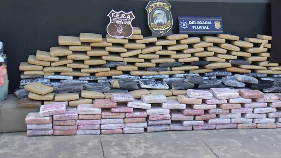 VÍDEO: polícia civil apreende cerca de meia tonelada de entorpecente no AM