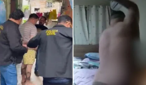 VÍDEO: homem flagrado em vídeo agredindo esposa é preso em Manaus
