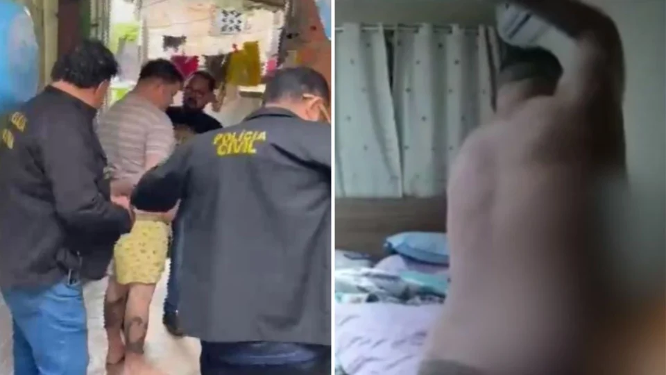 VÍDEO: homem flagrado em vídeo agredindo esposa é preso em Manaus