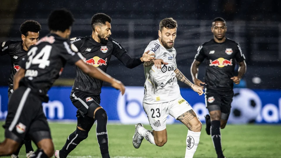 Santos joga mal e perde para Bragantino acumulando a 2ª derrota seguida