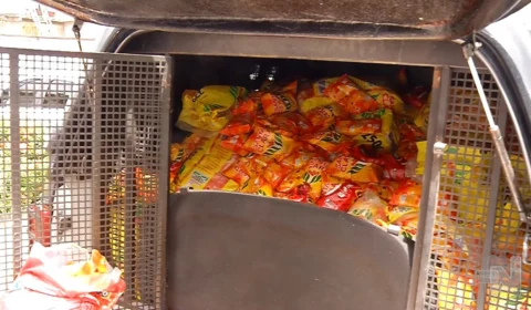 VÍDEO: suspeitos de roubar duas toneladas de café são presos em Manaus