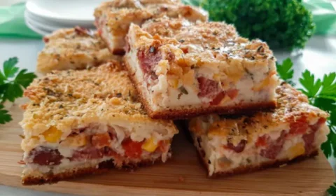 Receita Fácil – Torta de calabresa: opção prática pronta em apenas 60 minutos