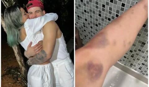 VÍDEO: Tati Zaqui acusa Thomaz Costa de violência doméstica com ameaça de faca