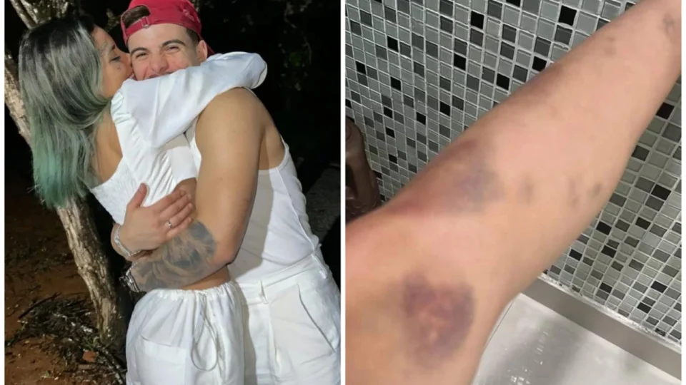 VÍDEO: Tati Zaqui acusa Thomaz Costa de violência doméstica com ameaça de faca