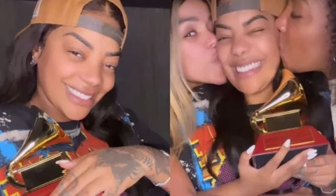 Premiada: Ludmilla faz ‘unboxing’ de seu primeiro Grammy Latino