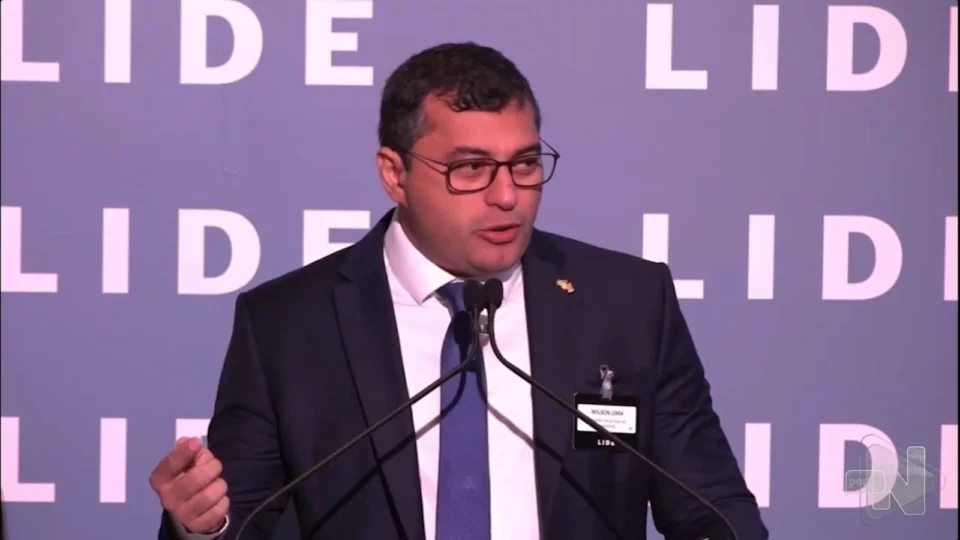 Governador Wilson Lima defende floresta e investimentos na Amazônia durante Fórum do Lide nos EUA