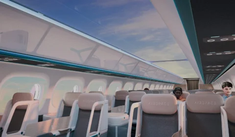 Airbus: empresa europeia anuncia aviões com teto transparente