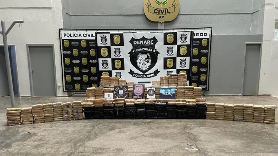 Mais de 7 toneladas de drogas são apreendidas no 1º  semestre 2023 no AM