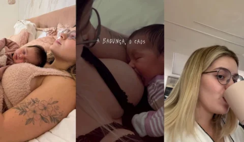 Viih Tube mostra alimentação durante amamentação da primeira filha