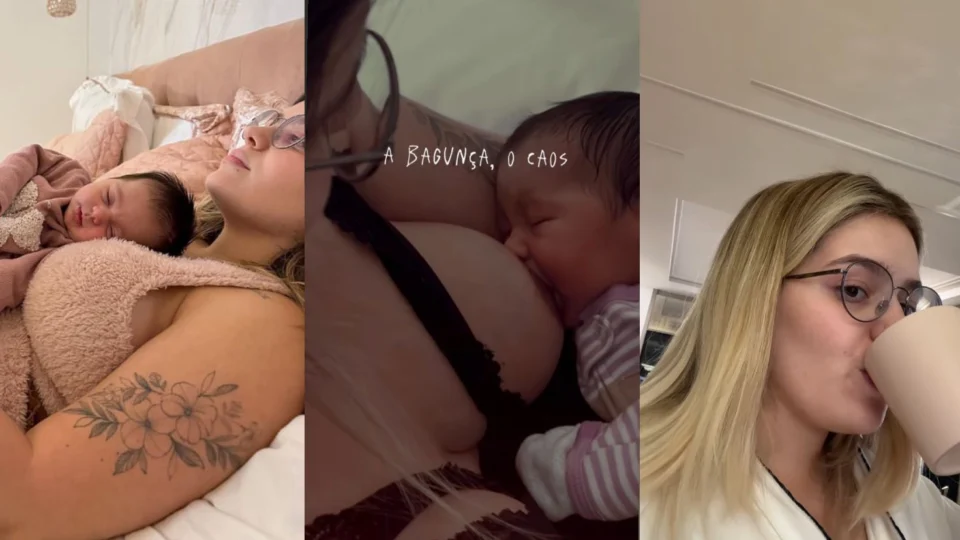 Viih Tube mostra alimentação durante amamentação da primeira filha