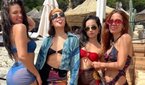 De férias, Anitta viaja para Europa com Juliette, Jade Picon e Vivi Wanderley
