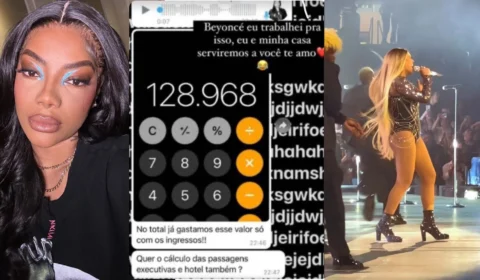 Ludmilla gasta mais de R$ 120 mil em ingressos para turnê de Beyoncé