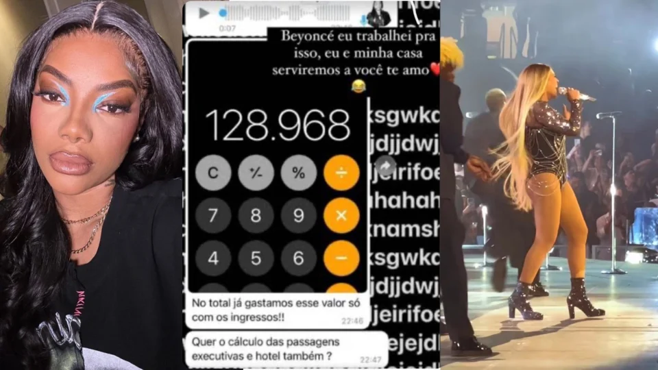 Ludmilla gasta mais de R$ 120 mil em ingressos para turnê de Beyoncé