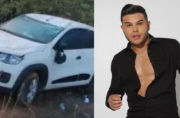 Tierry capota carro em acidente nesse final de semana em Caetanos, na Bahia