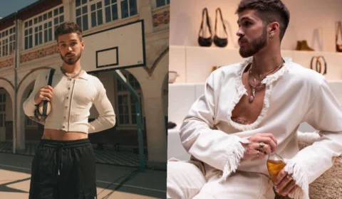 João Guilherme é criticado por usar cropped no Paris Fashion Week