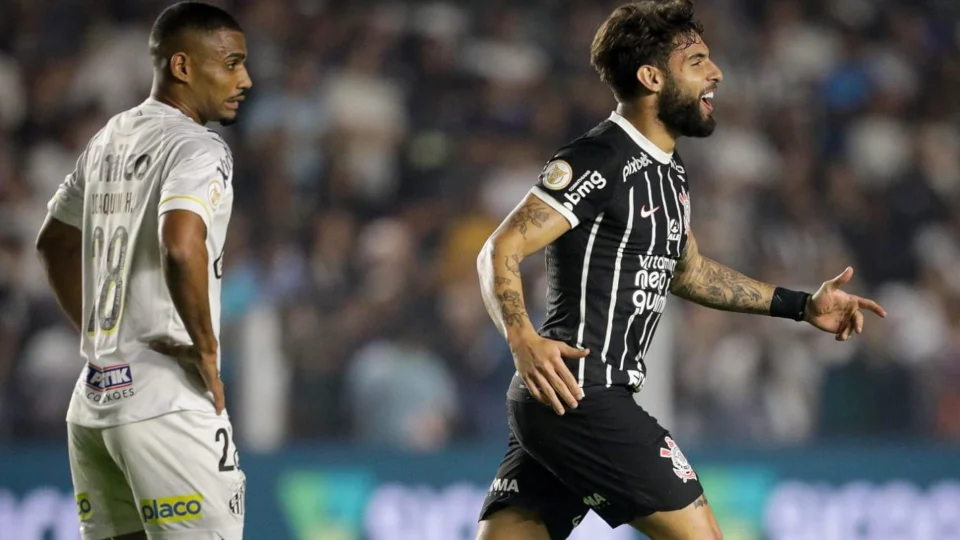 Corinthians e Santos: torcida atira bombas no gramado durante jogo