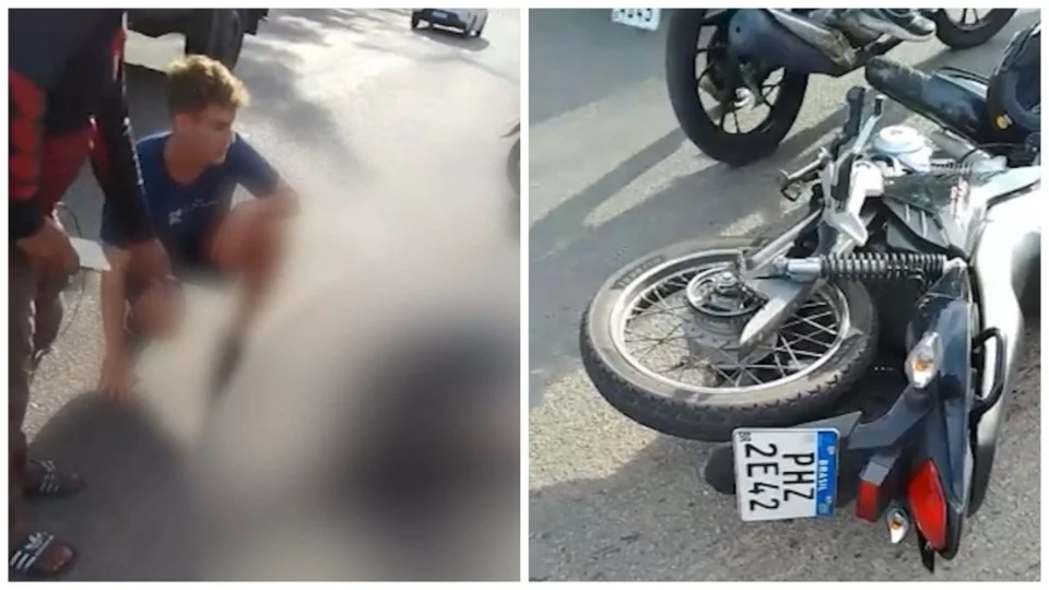 VÍDEO: entregador morre em acidente de moto enquanto fazia serviço em Manaus 