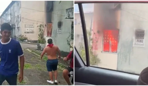 VÍDEO: incêndio atinge apartamento residencial na Zona Centro-Sul de Manaus