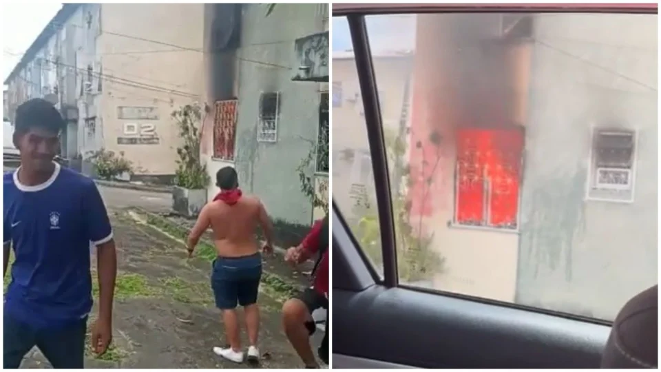 VÍDEO: incêndio atinge apartamento residencial na Zona Centro-Sul de Manaus