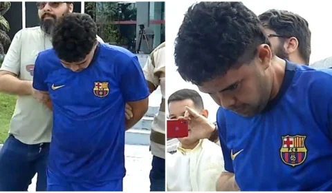 VÍDEO: polícia prende homem suspeito de matar a namorada a facadas em Manaus