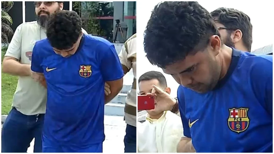 VÍDEO: polícia prende homem suspeito de matar a namorada a facadas em Manaus