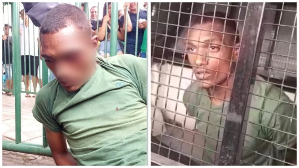 VÍDEO: suspeito de matar e queimar idosa é preso no interior do Amazonas