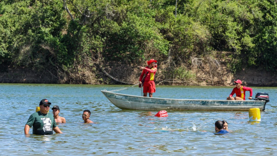 Bombeiros registram baixo índice de ocorrências nas praias do Tocantins