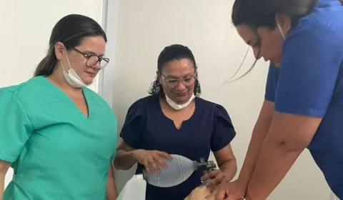 Hospital sedia capacitação de Reanimação Cardiopulmonar no Tocantins