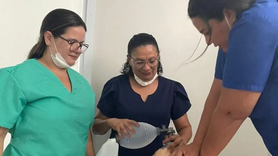 Hospital sedia capacitação de Reanimação Cardiopulmonar no Tocantins
