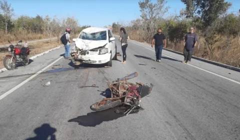 Motociclista morre em colisão frontal na BR-010, zona rural de Natividade-TO