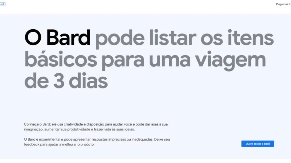 Nova inteligência artificial ‘Bard’ é lançada pelo Google nesta quinta (13)