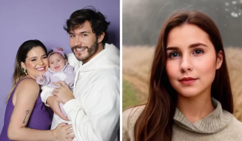 Viih Tube e Eliezer usam IA para imaginar aparência mais velha da filha