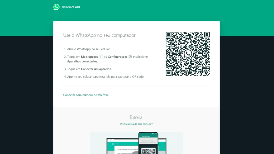 WhatsApp: nova atualização permite acesso ao modo Web com número de telefone