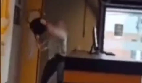 VÍDEO: aluna tem ataque de fúria e quebra recepção de academia no ES