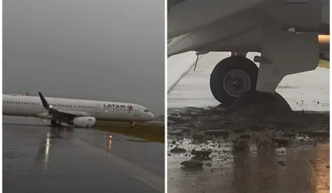 Avião derrapa em SC e passageiros vivem momento de tensão: ‘saiu da pista’