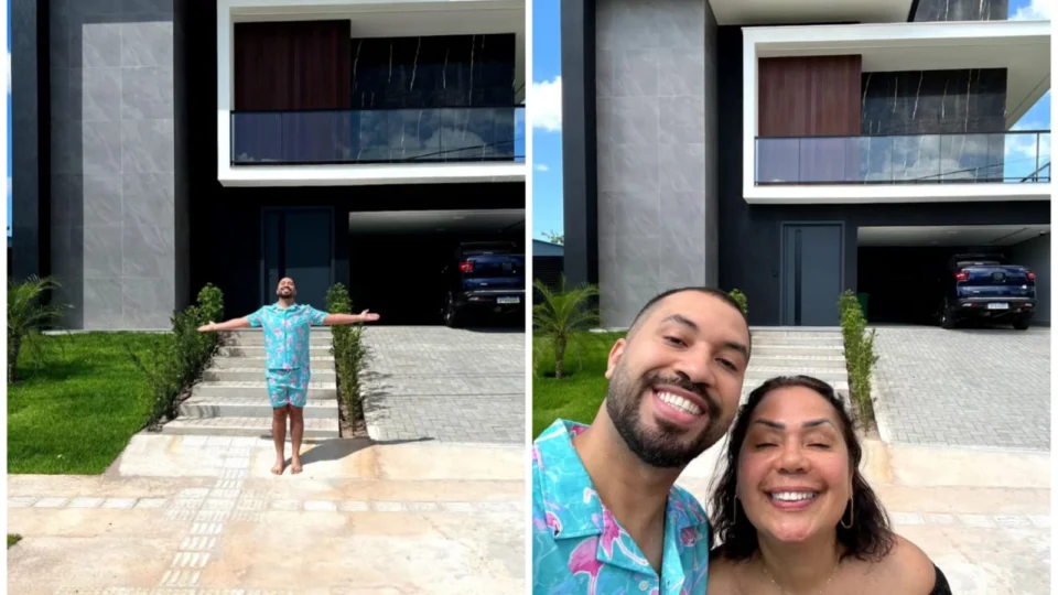 Ex-bbb Gil do Vigor comemora compra de casa própria; veja fotos da mansão