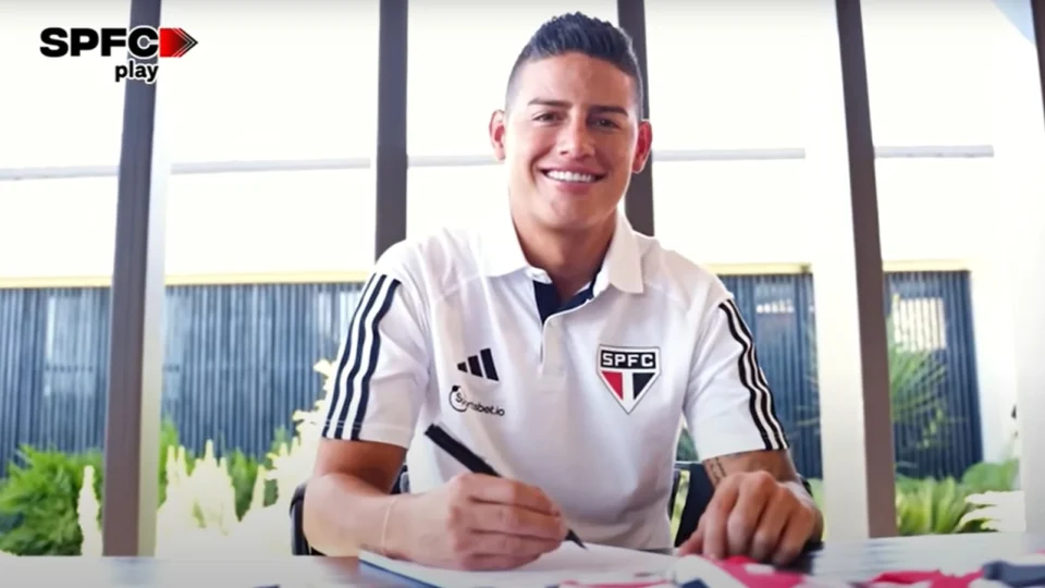 São Paulo anuncia contratação do colombiano James Rodríguez