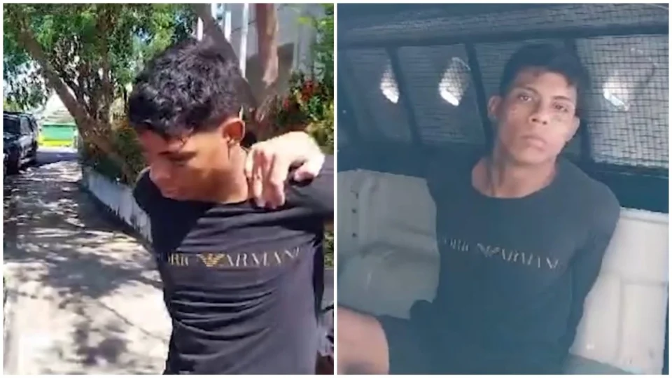 VÍDEO: jovem é preso suspeito de homicídio e sequestro no Centro de Manaus 