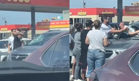 VÍDEO: desesperado, pai quebra vidro de carro após trancar filho dentro nos EUA