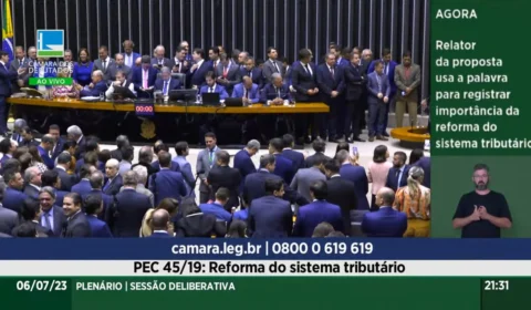 Câmara dos Deputados aprova reforma tributária em 1º turno